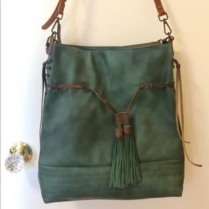 Free People Boho Leather Tote